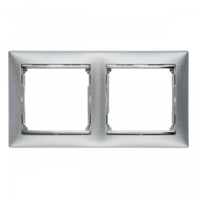 Πλαίσιο 2 Θέσεων Brushed Αλουμίνιο Valena™ 770332 LEGRAND
