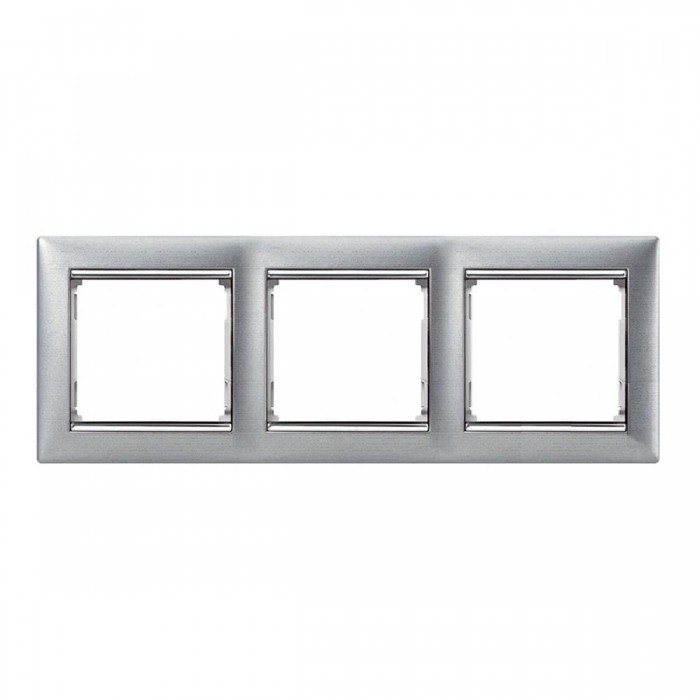 Πλαίσιο 3 Θέσεων Brushed Αλουμίνιο Valena™ 770333 LEGRAND