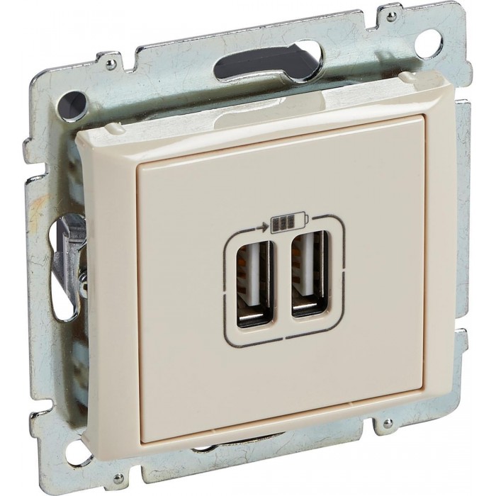 Πρίζα USB Διπλή Φόρτισης Συσκευών Κρέμ Valena™ 774170 LEGRAND