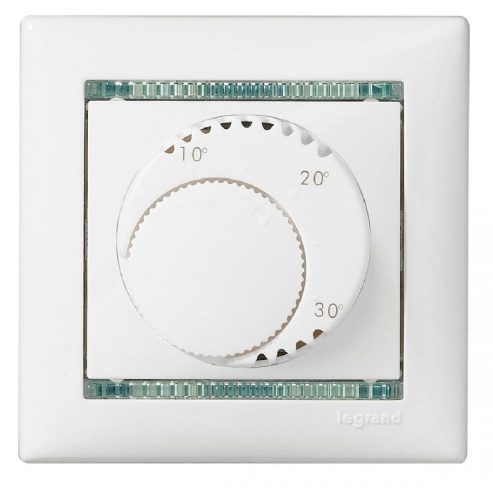 Θερμοστάτης Αναλογικός Λευκός Valena™ 774226 LEGRAND