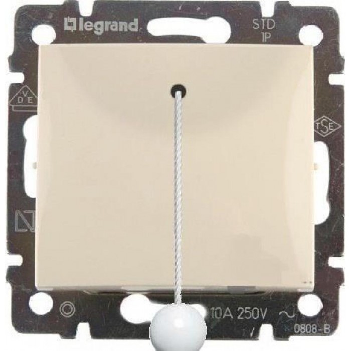 Μπουτόν Τραβηχτό Κρέμ Valena™ 774319 LEGRAND