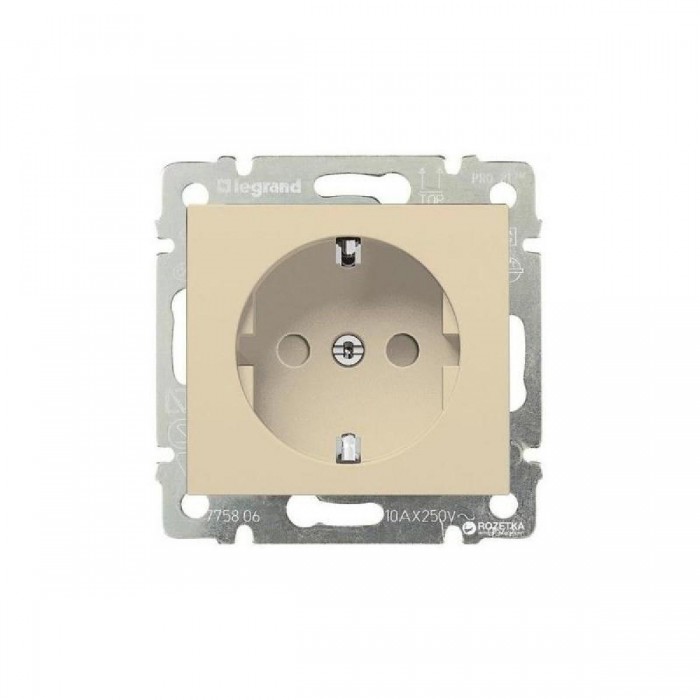 Πρίζα Σούκο Ασφαλείας Κρέμ Valena™ 774321 LEGRAND