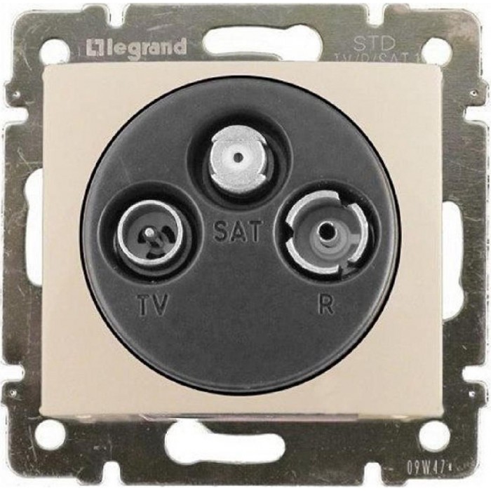Πρίζα TV-RD-SAT Απλή Κρέμ Valena™ 774335 LEGRAND