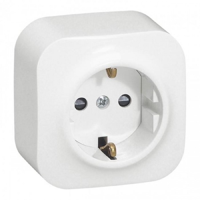 Πρίζα Σούκο Ασφαλείας Λευκό Forix 782411 LEGRAND