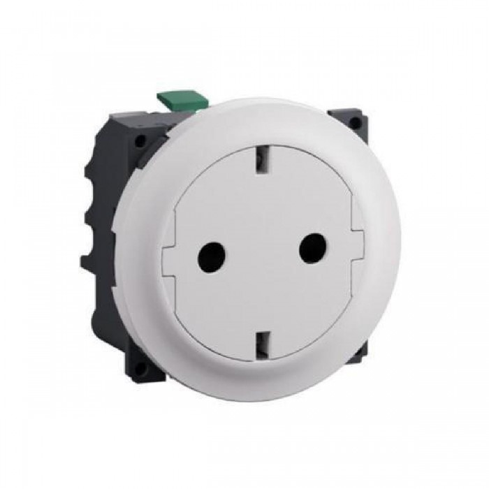 Πρίζα Σούκο Flat Design Λευκό Celiane™ CB0122 LEGRAND