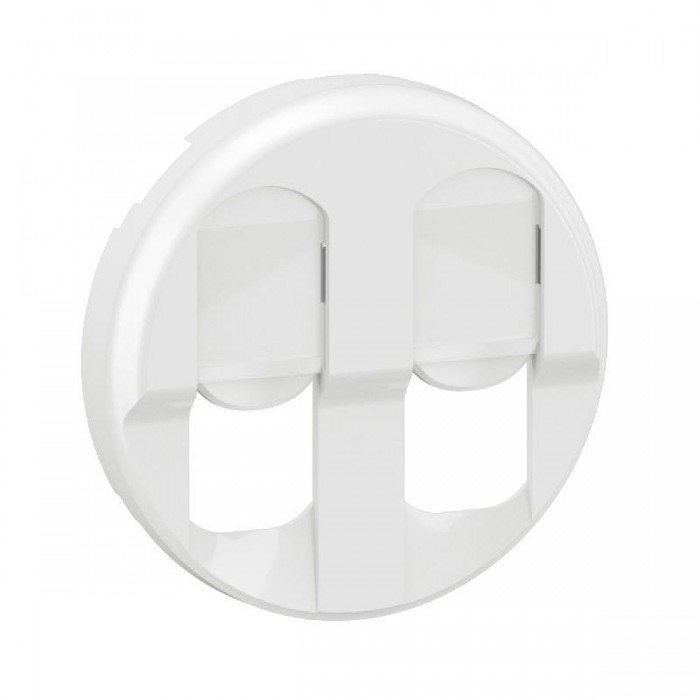 Μετώπη Πρίζας Διπλής Data Λευκό Celiane CB2346 LEGRAND