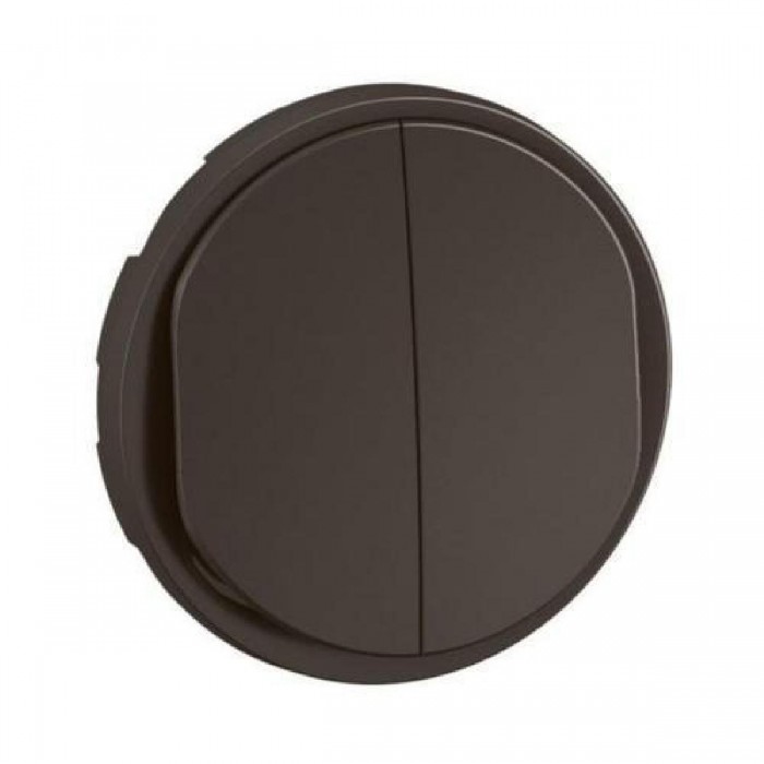 Μετώπη 2 Πλήκτρων Μαύρο Φωτεινής Λειτουργίας Celiane™ CN3001 LEGRAND