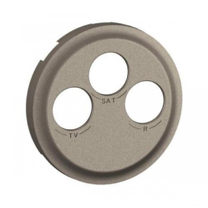 Μετώπη Πρίζας TV/RD/SAT Τιτάνιο Celiane™ CT0388 LEGRAND