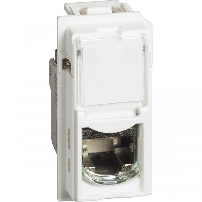 Μηχανισμός Πρίζας Δικτύου RJ45 Cat.6A STP 1 Στοιχείου Λευκό KW4279C6AS LivingNow BTICINO