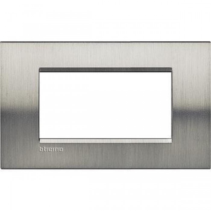 Πλαίσιο 4 Στοιχείων Brushed Steel LNA4804ACS BTICINO