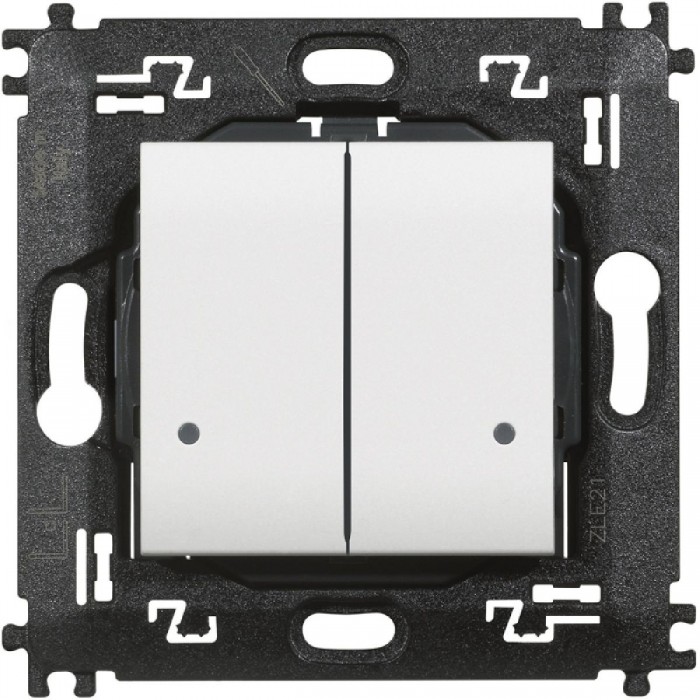 Ασύρματος Διακόπτης Διπλός Λευκό N4003DCW LivingLight with Netatmo®