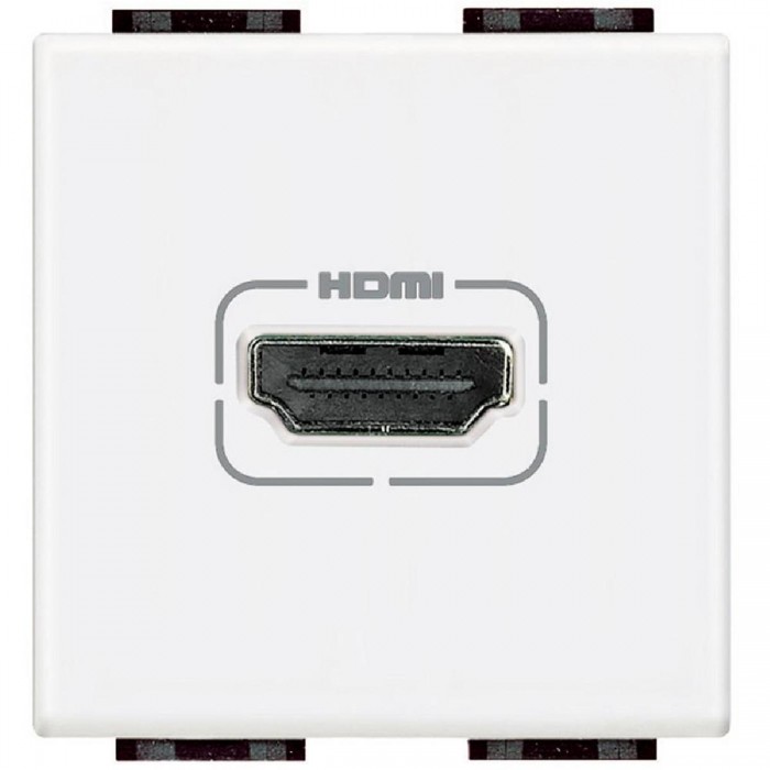 Πρίζα HDMI 2 Στοιχείων Λευκό N4284 BTICINO