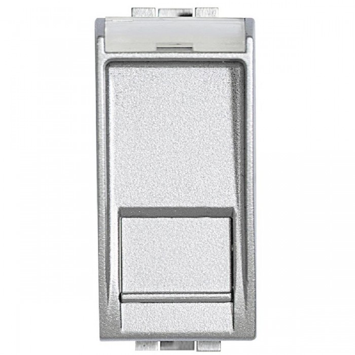 Πρίζα Δικτύου RJ45 Cat.6 UTP 1 Στοιχείου Αλουμίνιο NT4279C6 BTICINO