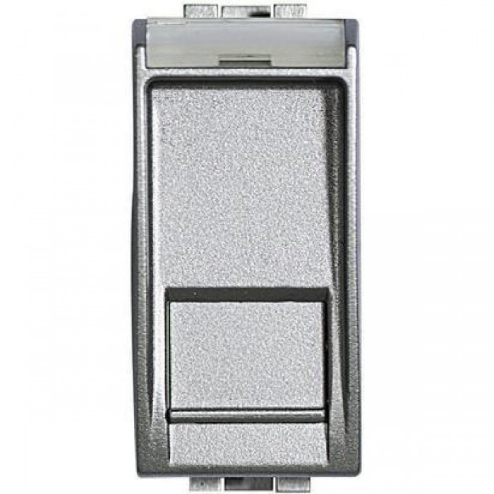 Πρίζα Δικτύου RJ45 Cat.6A STP 1 Στοιχείου Αλουμίνιο NT4279C6A BTICINO