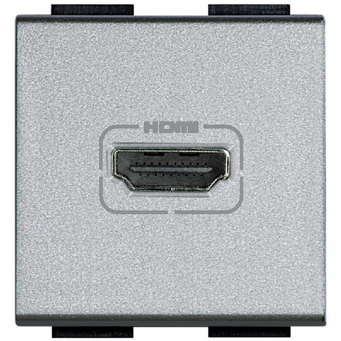 Πρίζα HDMI 2 Στοιχείων Αλουμίνιο NT4284 BTICINO