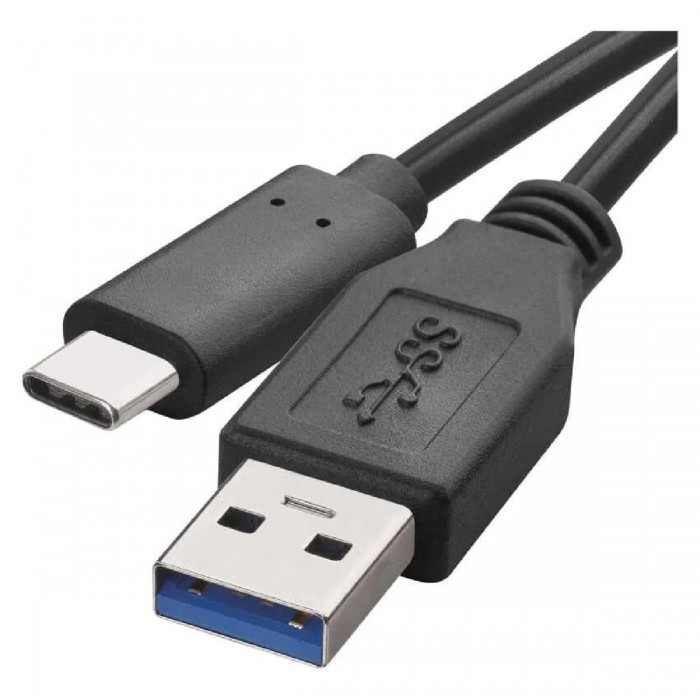 Καλώδιο Φόρτισης USB TypeA Σε TypeC 1m Μαύρο SM7021BL EMOS