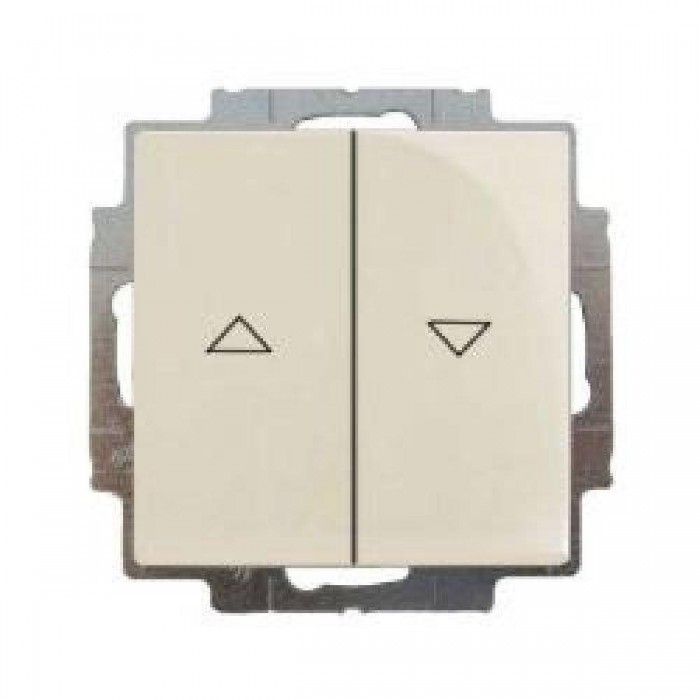 Διακόπτης Ρολών Πλήκτρου Κρέμ 2006/4UC92 Basic55 ABB