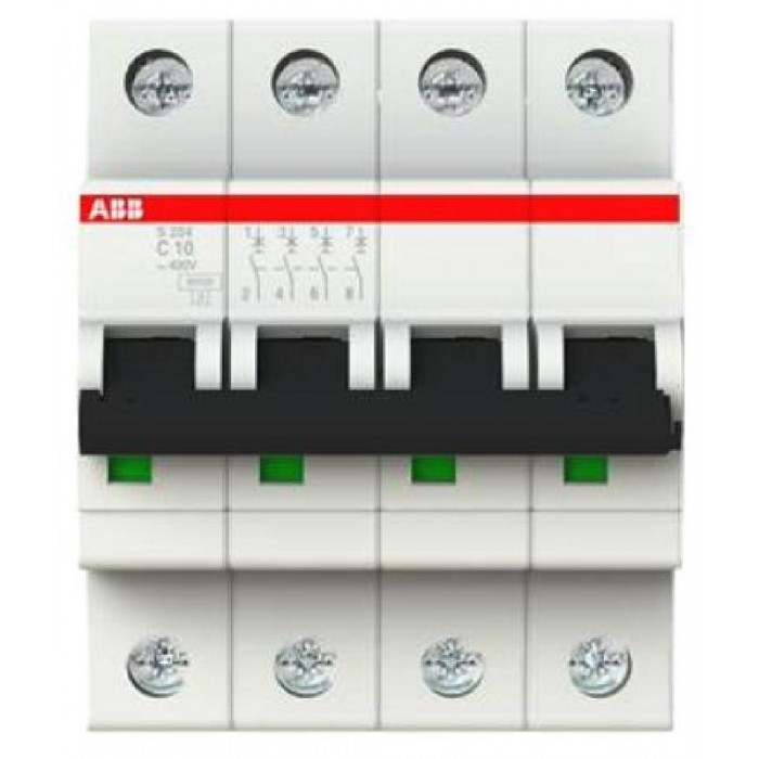 Αυτόματη Ασφάλεια 4P K 63A 6kA S204-K63 ABB
