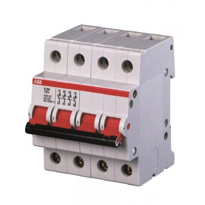 Διακόπτης Ράγας 4P 80A E204/80R ABB
