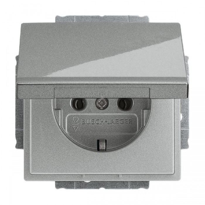 Πρίζα Σούκο Με Καπάκι Meteor 20EUK-803 BUSCH-JAEGER/ABB