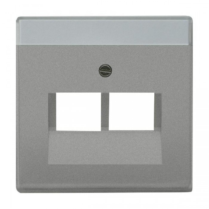 Μετώπη Πρίζας Διπλής Τηλεφώνου Ή Data Meteor 1803-02-803 BUSCH-JAEGER/ABB