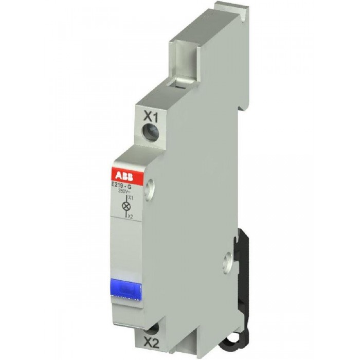 Ενδεικτική Λυχνία Ράγας Μπλε 250VAC E229G-G ABB
