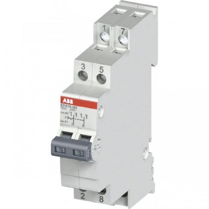 Διακόπτης Ράγας Μεταγωγικός 2P 25A E214-25-202 ABB