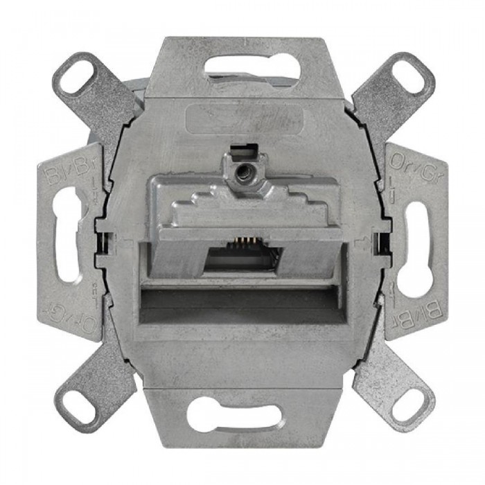 Μηχανισμός Πρίζας Δικτύου RJ45 Cat.6A 0218/11-101 BUSCH-JAEGER/ABB