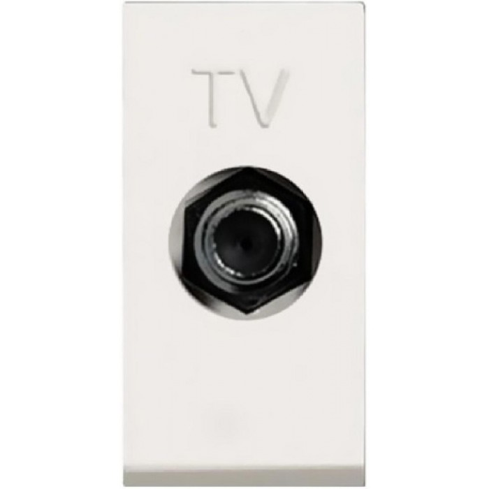 Πρίζα TV Τερματική 1 Στοιχείου Λευκό Zenit N2150.7 BL ABB