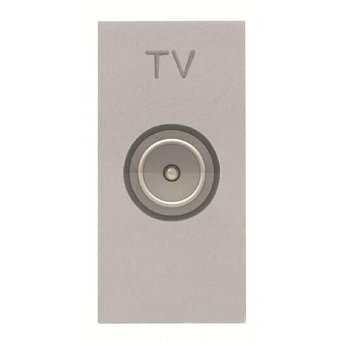Πρίζα TV Τερματική 1 Στοιχείου Αλουμίνιο Zenit N2150.7 PL ABB