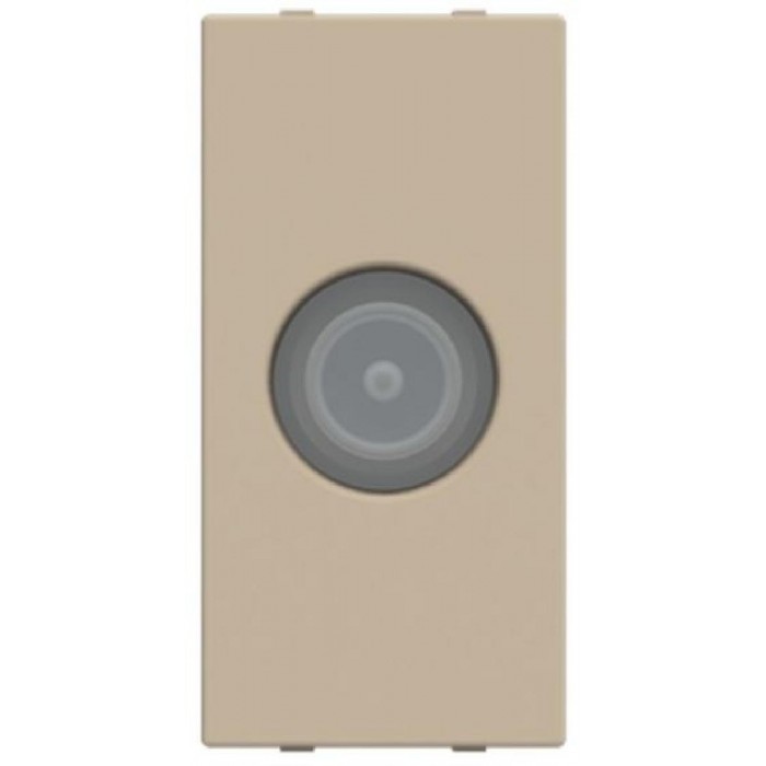 Πρίζα TV Τερματική 1 Στοιχείου Σαμπάνια Zenit N2150.7 CV ABB