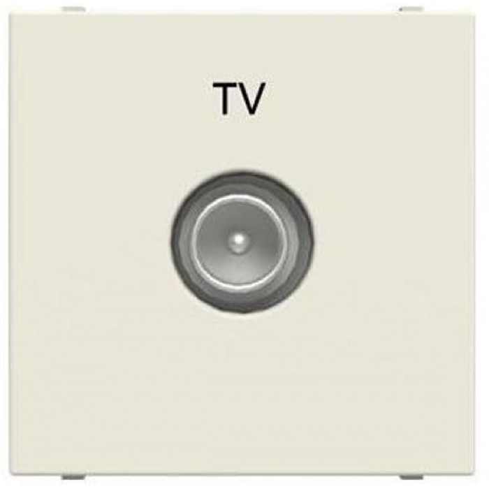 Πρίζα TV Τερματική 2 Στοιχείων Λευκό Zenit N2250.7 BL ABB