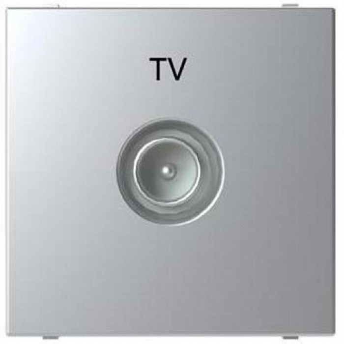 Πρίζα TV Τερματική 2 Στοιχείων Αλουμίνιο Zenit N2250.7 PL ABB