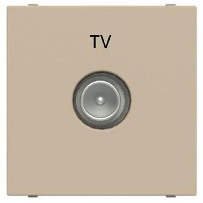 Πρίζα TV Τερματική 1 Στοιχείου Σαμπάνια Zenit N2250.7 CV ABB