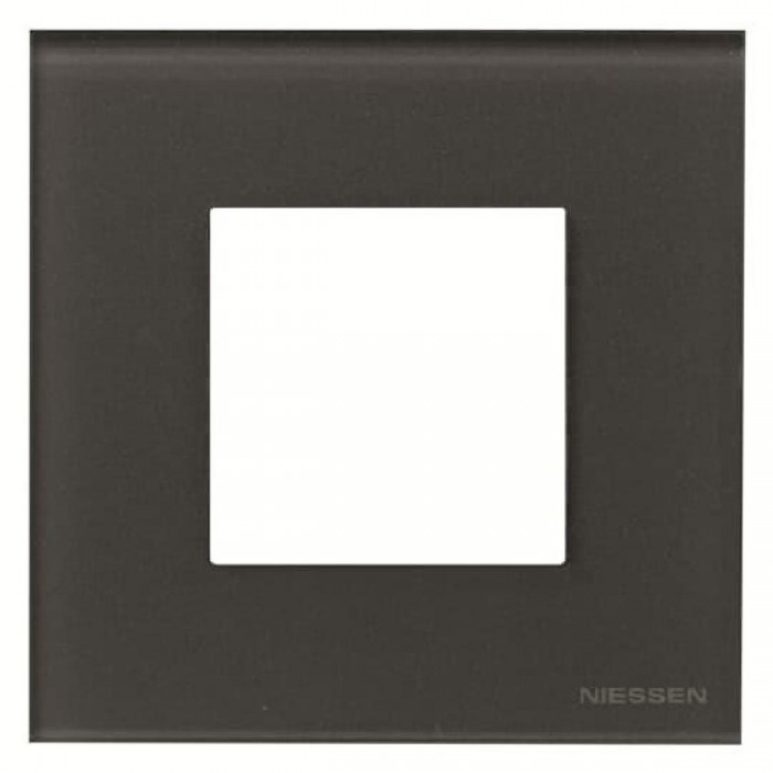Πλαίσιο 2 Στοιχείων Γυαλί Γραφίτης Zenit N2271 CF ABB