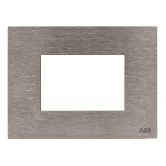 Πλαίσιο 3 Στοιχείων Ατσάλι Zenit N2373.1 OX ABB