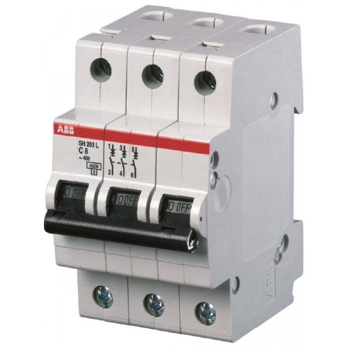 Αυτόματη Ασφάλεια 3P B 40A 3kA SH203T-B40 ABB
