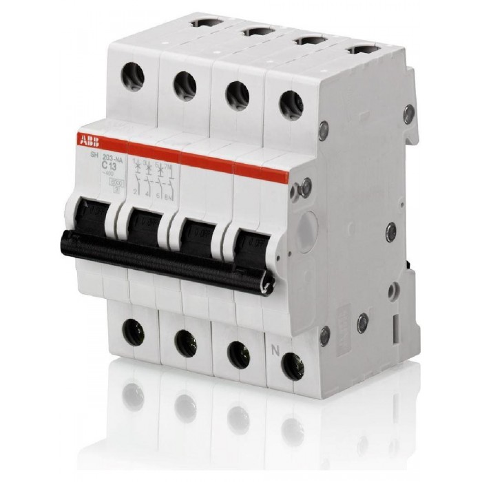 Αυτόματη Ασφάλεια 4P C 40A 3kA SH204T-C40 ABB