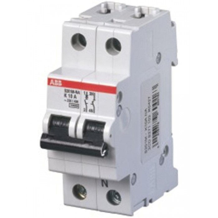 Αυτόματη Ασφάλεια 1P+N C 10A 3kA SH201T-C10NA ABB