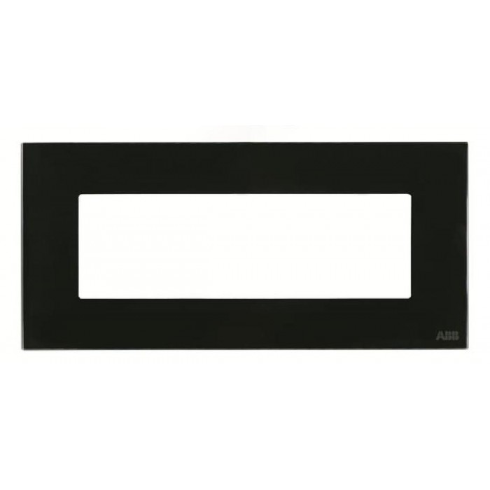 Πλαίσιο 7 Στοιχείων Γυαλί Μαύρο Zenit N2777 CN ABB