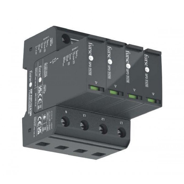 Αντικεραυνικό T1+T2 4P 25kA/P Με Αποσπώμενα Φυσίγγια(ESP 415T1/25/TNS)