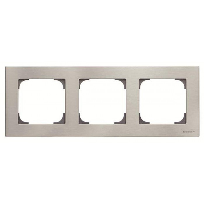 Πλαίσιο 3 Θέσεων Ατσάλι 8573AI Sky ABB