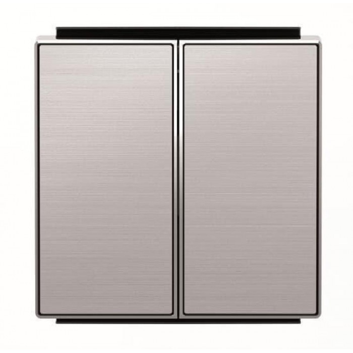 Μετώπη 2 Πλήκτρων Ατσάλι 8511AI Sky ABB