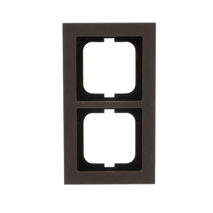 Πλαίσιο 2 Θέσεων Καφέ Σκούρο 1722-243 aXcent ABB