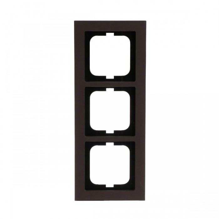 Πλαίσιο 3 Θέσεων Καφέ Σκούρο 1723-243 aXcent ABB
