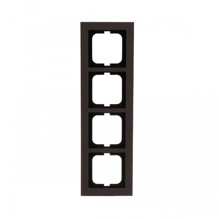 Πλαίσιο 4 Θέσεων Καφέ Σκούρο 1724-243 aXcent ABB