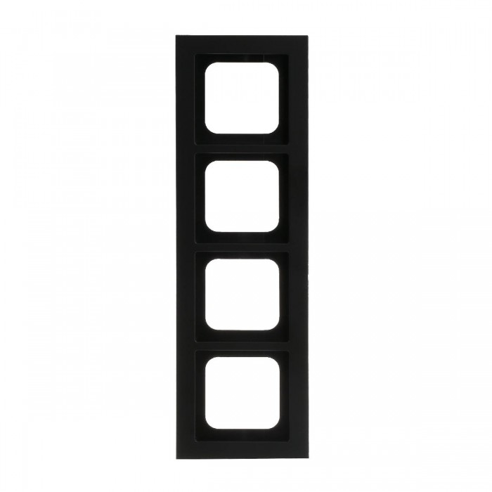 Πλαίσιο 4 Θέσεων Μαύρο 1724-275-500 aXcent ABB
