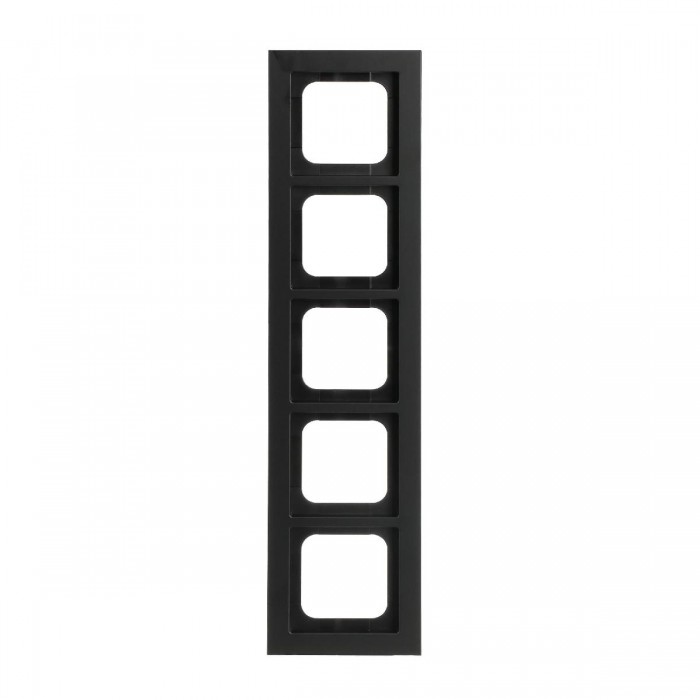 Πλαίσιο 5 Θέσεων Μαύρο 1725-275-500 aXcent ABB