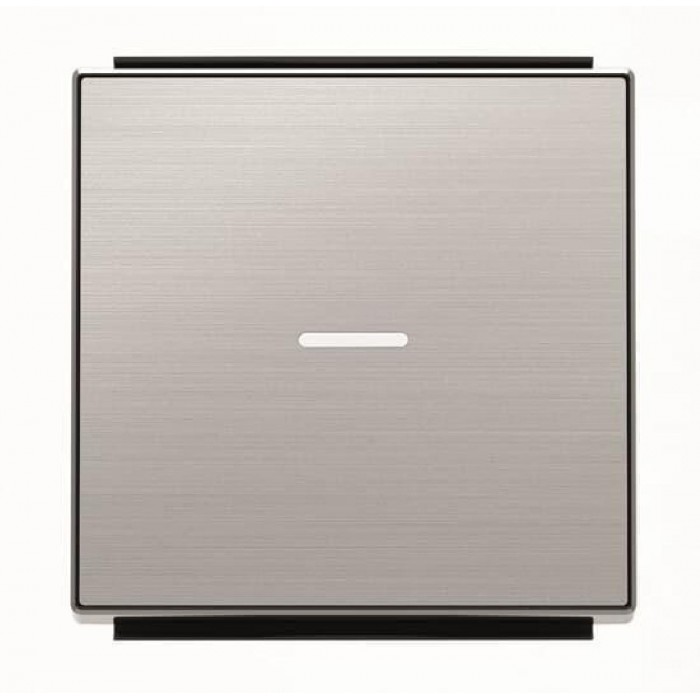 Μετώπη 1 Πλήκτρου Για Φωτεινή Λειτουργία Ατσάλι 8501.3AI Sky ABB