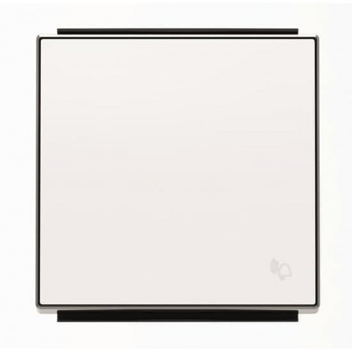 Μετώπη 1 Πλήκτρου Με Σύμβολο Κουδούνι Λευκό Soft 8504BL Sky ABB